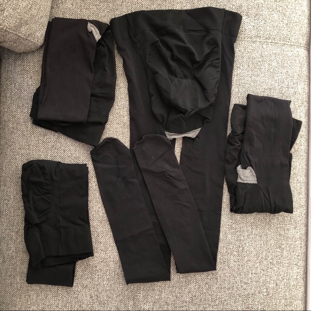 2 pairs Ingrid and Isabel black pregnancy tights